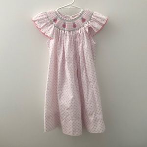 Ladybug Spring Smocked Dress